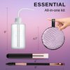 Eyelash Cleanser for Extensions Kit - Sensitive Lash Wash for Eyelash Extensions and Natural Lashes | Oil FREE Makeup & Mascara Remover Lash Cleaner Shampoo - Salon and Home Use (60 ml)