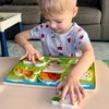 Big Discoveries Wooden Puzzle - Animal Wood Puzzles for Toddlers 2+ Years Old | Montessori Learning Puzzles for Kids - Great for Preschool Aged Boys and Girls (Jurassic Dinos)