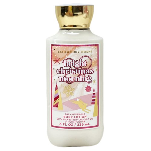 Bath & Body Works Bright Christmas Morning 2 Pack Body Lotion Gift Set with a Lavender Dream Bar Soap - Full Size