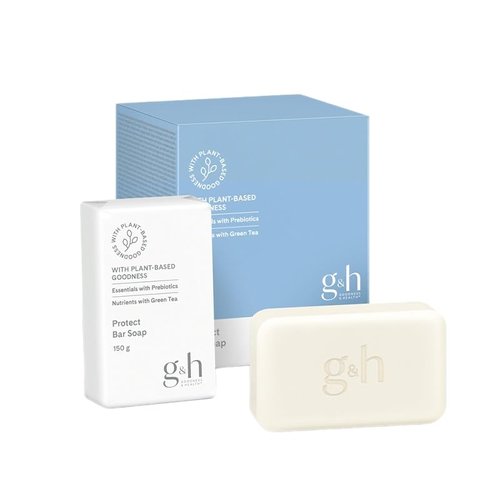 Generic GH PROTECT BAR SOAP NEW FORMULA Sulfate Free 6 pcs X 150 Gr FOR Face, BODY and Hands Bar Soap New Formula