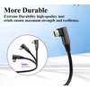 AOTOKK 90 Degree Type C USB 3.1 Adapter Cable 5 Gbps&2A Right & Left Angled 3.1 USB Type C Male Cable Full Function Supports Charging,Data,Audio,Video Cable for Laptop&Tablet&Mobile Phone(1.5M/5 Ft)