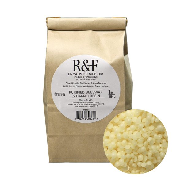 R&F Handmade Paints Encaustic Medium Bagged Paint, 1-Pound