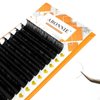 ABONNIE Classic Lash Extensions, Premium Individual Lash Extensions, 0.03 Thickness D curl Lash Extensions, 14-22mm Mix Lash Tray, Semi Permanent Eyelashes, Professional Salon Use (14-22mm, 0.03-D)