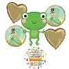 Tiana Birthday Party Supplies Princess and Frog Balloon Bouquet Decorations