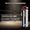 HRB 4S 5000mAh Lipo Battery XT90 50C 14.8V RC Lipo Battery Compatible with RC Car Truck Helicopter Airplane Quadcopter Boat