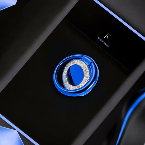 Cell Phone Ring Holder Finger Kickstand Turns 360° Degrees & 180° Degrees Adjustable to Fit Your Needs Helps Stabilize Phone for Selfies Iphone Stand Phone Grip Circle Bling 52823