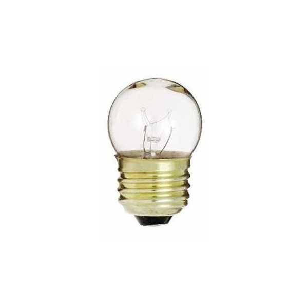 25 Pack 7.5 Watt S11 Medium Base 130 Volt 2500 Hour Clear Sign or Indicator Lightbulb