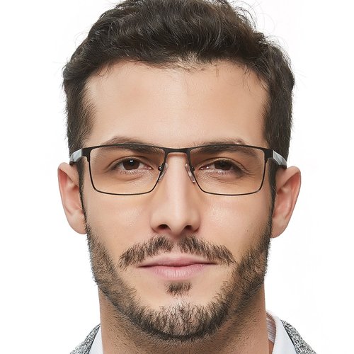 OCCI CHIARI Fashion Reading Glasses Men Eyewear Reader Spring Hinge Quality 0 1.0 1.5 2.0 2.5 3.0 3.5 4.0 5.0 6.0 (Black Grey,1.5)