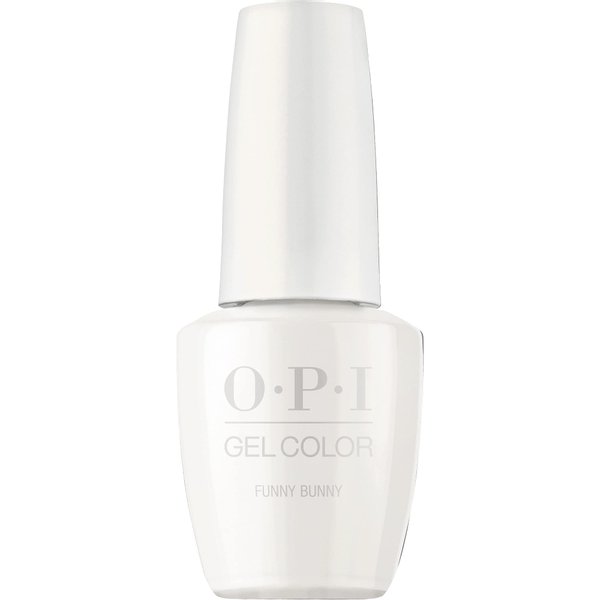 OPI GelColor, Funny Bunny, White Gel Nail Polish, 0.5 fl oz