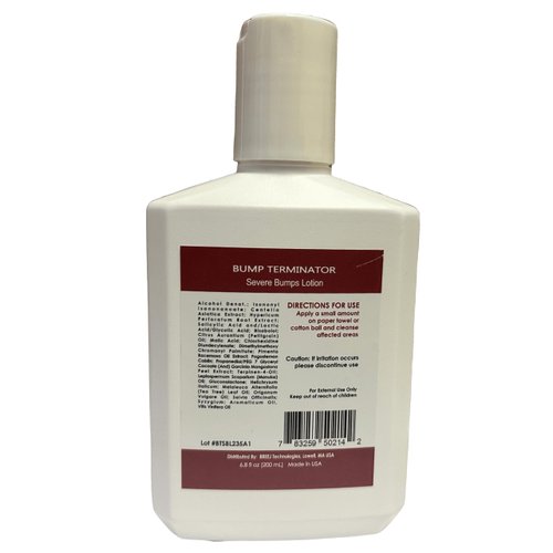 BUMP Terminator Razor Bumps & Shaving Bumps Remover | Ingrown Hair Treatment for Pubic Area with Glycolic Acid, Salicylic acid & Tea Tree Oil| BREEJ Bump Treatment for Bikini Bumps, 6.8 oz (Pack of 1)