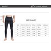 Willit Men's Active Yoga Leggings Pants Running Dance Tights with Pockets Cycling Workout Pants Quick Dry Gray XL
