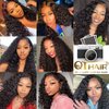QTHAIR 14a Brazilian Loose Deep Wave Human Hair Wigs Bundles for All Women (18" 20" 22"+16", Bundles with Closure)