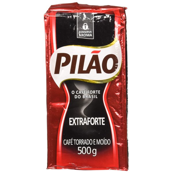 Café Pilão Extraforte (Extra Strength Coffee) 500 Grams