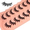 False Eyelashes Manga Lashes Anime Wispy Lashes Cat Eye Lashes Natural Spiky Eyelashes Thick Manga Lashes Japanese Cosplay Fake Eyelashes by Winifred