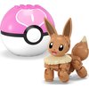 MEGA Pokémon Action Figure Building Toys Set, Poké Ball 2-Pack, Charmander and Eevee with 40 Pieces, for Kids
