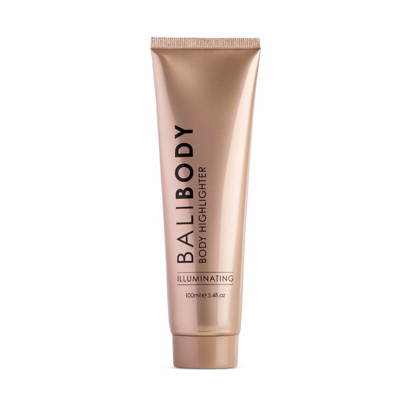 Bali Body Highlighter | Glossy Shine Luxe Shimmer Luminizer | Hydrating Light Reflecting Technology Liquid Body Illuminator | Flawless Glittery Finish- 100ml/3.4 fl oz