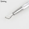 Rolabling Stainless Steel Triangle Nail Polish Remover Nail Art Nail Cuticle Pusher Peeler Scraper Tool Remove&Soak Off Gel Nail Polish for Fingernail and Toenail