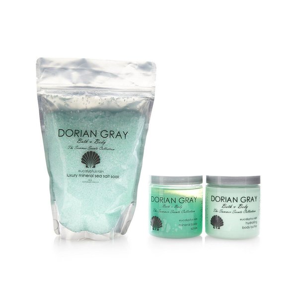 Dorian Gray Summer Scents 3-piece Gift Set Eucalyptus Rain