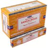 Satya Nag Champa Sandalwood Incense Sticks - Box 12 Pack