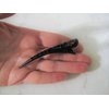 Generic 3 inch black filigree flower smaller alligator hair claw clip clamp