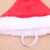 2 Pcs Pet Christmas Santa Hats Dog Cat Plush Xmas Red Hat Merry Christmas Caps Adjustable Puppy Kitten Headpiece Cosplay Costume Holiday Party Supplies Decorations Comfort Liner Soft Hair Accessories