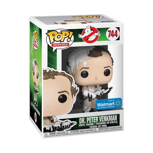 Funko POP! Movies Ghostbusters #744 Dr. Peter Venkman Special Edition Vinyl Figure Marshmallow Fluff Exclusive