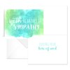 Canopy Street Watercolor Sympathy Cards / 24 Comfort And Peace Note Cards / 6 Colorful Designs With Blank White Envelopes / 4 5/8" x 6 1/4" Thinking Of You Greeting Cards