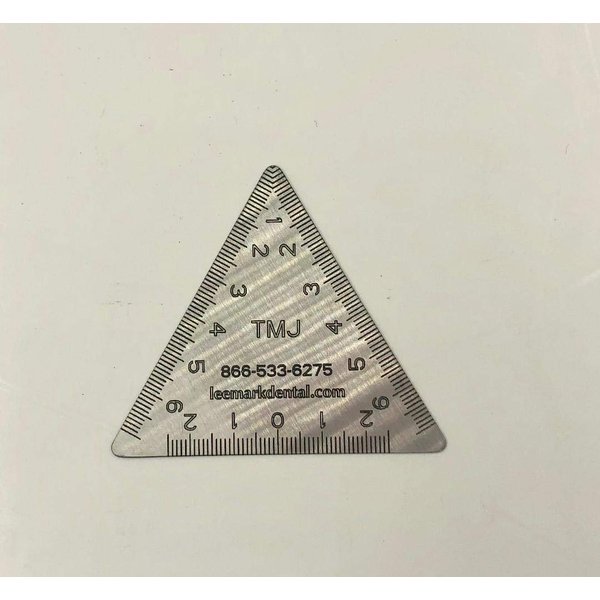 Stainless Steel Dental TMJ Triangular Ruler Instrument