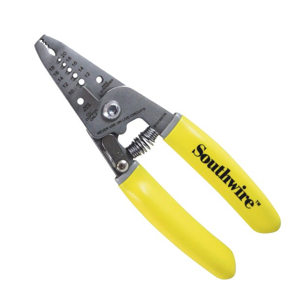 Southwire - 58278140 Tools & Equipment S1018STR Wire Stripping Tool, Wire Stripper and Wire Cutter for 10-18 AWG Solid Wire and 12-20 AWG Stranded Wire