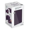 Ultimate Guard Flip 'n' Tray 100+, Deck Case for 100 Double-Sleeved TCG Cards +Dice Tray, Purple, Independent Magnetic Closure & Microfiber Lining