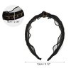 VOCOSTE 1 Pcs Fashion Metal Chain Top Knotted Headbands Hair Accessories for Women, Gold Tone
