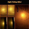 SAMDO Underwater Fishing Light 12V LED 1080 Lumens Drop Fish Boat Fish Finder Night Light 10.8W (Yellow)