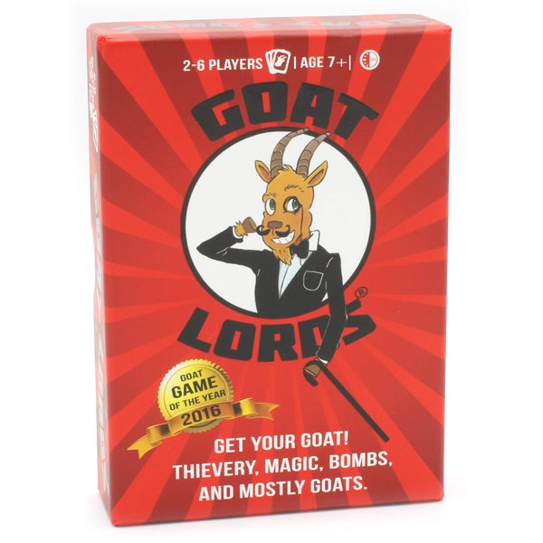 Goat Lords - Most Addicting Card Game for Adults, Teens, Kids (Boy and Girl) Ages 7 and Up. Family Board Games, Fun Game, Card Games for Families or Family Game Night! A Great Gift Idea!