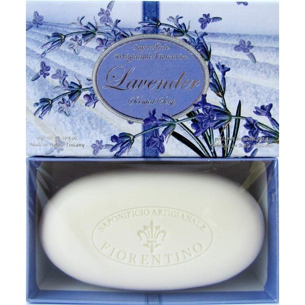 Saponificio Artigianale Fiorentino "Lavender" - Single Soap Bar 10.5 Ounce. Made in Italy - Tuscany
