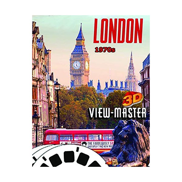 1970s London England Compatible to View-Master 3 Reels 21 3D images