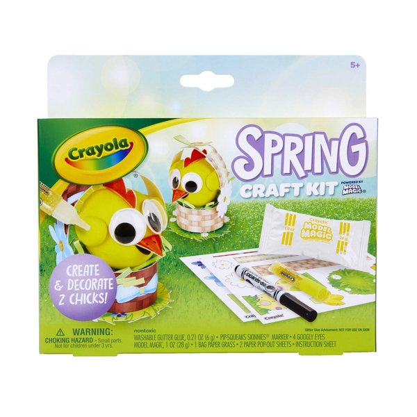 Crayola Model Magic Spring Craft Kit, Bunny, Multicolor