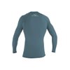 O'NEILL Men's Basic Skins 50+ Long Sleeve Rash Guard, Dusty Blue, L