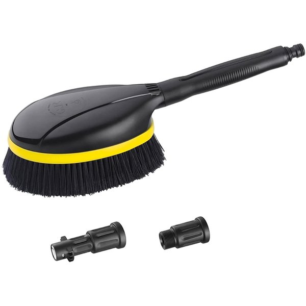 Kärcher - Universal Rotating Wash Brush Attachment - For Gas & Electric Power Pressure Washers - 4000 PSI - Quick-Connect,Black