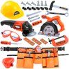 Kids Tool Set-Zealous Pretend Construction Toy with Kids Tool Belt, Toddler Tool Set with Angle Grinder Toys & Circular Saw, Child Play Tool Set for Boys Girls Ages 3,4,5,6,7 Years Old