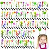100 Pcs Bean Sprout Hair Clips,Mixed Style Plant Hairpins Hair Accessories,Funny Little Grass Barrette Headwear with Hot Glue Sticks for Women Kids Girls Crazy Hair Day at School Home Party Decoration