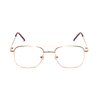Calabria 8151 Mens 50mm Metal Aviator Reading Glasses Gold Full Lens Power +1.75