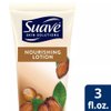 Suave Lotion, Cocoa Butter Shea – Nourishing Hand & Body Lotion, Travel-Size Lotion for Extremely Dry Skin, Moisturizing Cream for Glowing Skin, 24H Moisture, 3 Oz (Pack of 3)