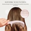 Wet Brush Detangling Comb, Unisex - 1 Count, Black, Wave Tooth Design, For Wet or Dry Hair, No Pulling or Tugging, Prevents Snagging & Breakage (Light Pink)