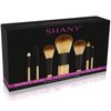 SHANY Bamboo Makeup Brush Set - Vegan Professional Makeup Brushes With Premium Synthetic Hair & Cotton Pouch for Easy Brush Storage - 7pc