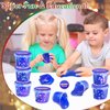 24 Pack Galaxy Slime Party Favors for Kids Blue Purple Clear Glitter Slime Kit Christmas Birthday Goodie Bag Stuffer Classroom Reward Stretchy Non-Sticky Stress Relief Putty Toys for Boys Girls