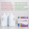 Proto Future Eco-friendly Laundry Detergent Sheets - (60 Loads) Biodegradable, Hypoallergenic, Zero Waste, Plastic-Free Eco-Strips - No Enzymes, Plant-Based Formula (Lavender, 60 Washes)