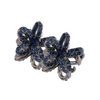 Decorative Hair Clips 2Pcs Mini Hair Claw Clips Retro Crystal Hair Clip No- Slip Metal Grip Jaw Clips Fancy Hair Barrette Clamp Hair Catch Clips for Women Girls Rhinestone Hair Clips