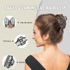 Decorniqu Hand Metal Hair Claw Clips Alloy 1Pcs Halloween Hair Jewelry Women Girls Hair Accessories for Thick Hair(Gunmetal Black)