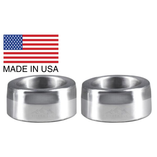 Sierra LLC US Made New Hardened Billet Aluminum Intermediate Shaft Bushings Steering Wheel Column Sleeve Compatible with Dodge Ram 2003-2019 1500/2500/3500/4500/5500 5.9, 6.7, G56, Cummins Diesel