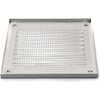 Vent Systems 4'' x 4'' Inch Pack of 5 White Air Vent Cover Metal Air Return Grill with Built in Pest Guard Screen HVAC Vent Cover for Home Improvement Vent Duct Cover 100x100 mm
